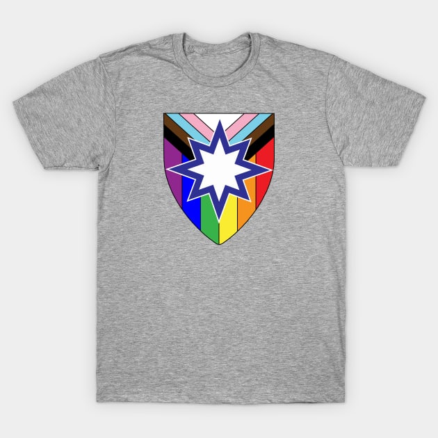 Tir Righ Pride - Star White Center T-Shirt by Yotebeth